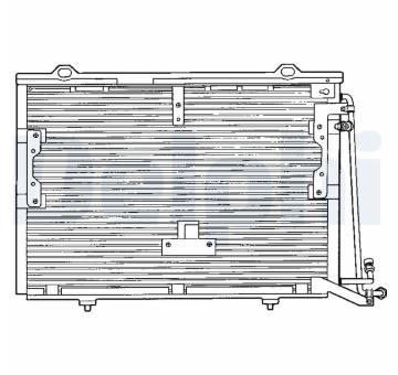 Kondenzátor, klimatizace DELPHI TSP0225193
