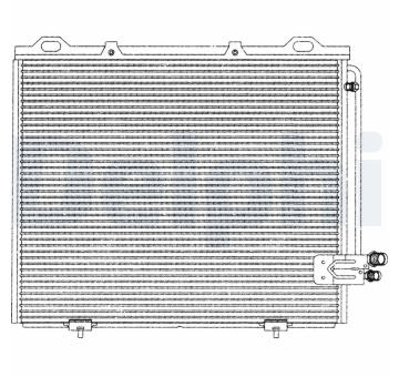 Kondenzátor, klimatizace DELPHI TSP0225194