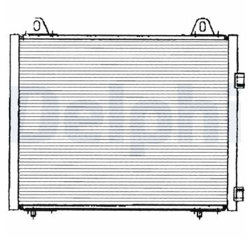 Kondenzátor, klimatizace DELPHI TSP0225222