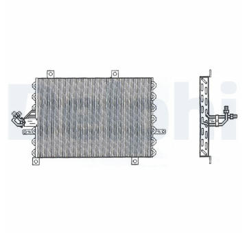 Kondenzátor, klimatizace DELPHI TSP0225305