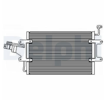 Kondenzátor, klimatizace DELPHI TSP0225446