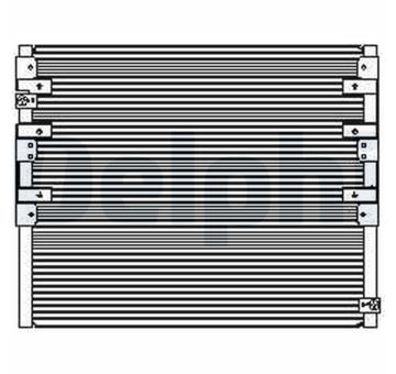 Kondenzátor, klimatizace DELPHI TSP0225449