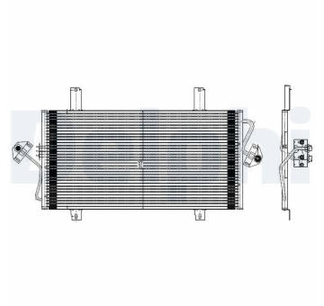 Kondenzátor, klimatizace DELPHI TSP0225535