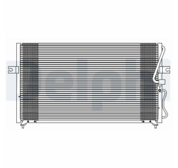 Kondenzátor, klimatizace DELPHI TSP0225608