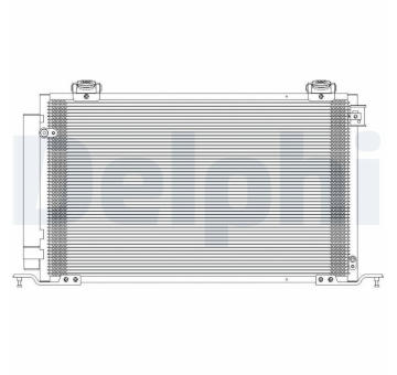 Kondenzátor, klimatizace DELPHI TSP0225628