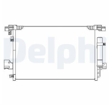 Kondenzátor, klimatizace DELPHI TSP0225648