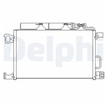 Kondenzátor, klimatizace DELPHI TSP0225657