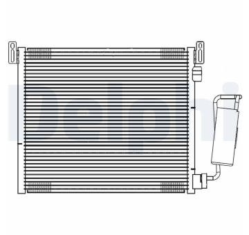 Kondenzátor, klimatizace DELPHI TSP0225688