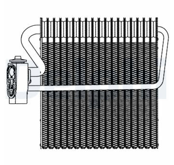 Výparník, klimatizace DELPHI TSP0525016