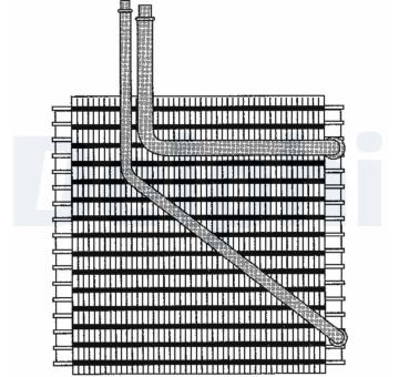 Výparník, klimatizace DELPHI TSP0525058