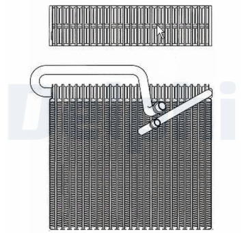 Výparník, klimatizace DELPHI TSP0525148