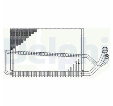 Výparník, klimatizace DELPHI TSP0525175