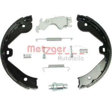 Sada brzdových čelistí, parkovací brzda METZGER 0152026