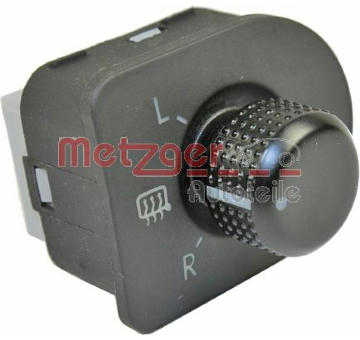Spínač, nastavení vnějšího zrcátka METZGER 0916371