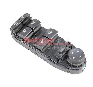 Spínač, zvedací zařízení oken METZGER AUTOTEILE 0916701