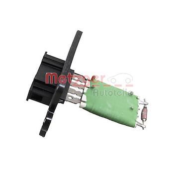 Odpor, vnitřní tlakový ventilátor METZGER AUTOTEILE 0917383