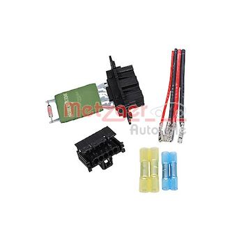 Odpor, vnitřní tlakový ventilátor METZGER AUTOTEILE 0917697