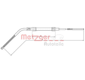 Tazne lanko, parkovaci brzda METZGER AUTOTEILE 10.4134