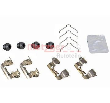 Sada příslušenství, obložení kotoučové brzdy METZGER 109-0105