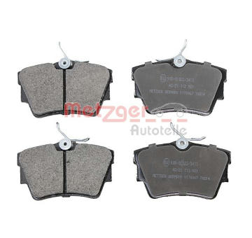 Sada brzdových destiček, kotoučová brzda METZGER 1170067