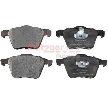 Sada brzdových destiček, kotoučová brzda METZGER AUTOTEILE 1170130