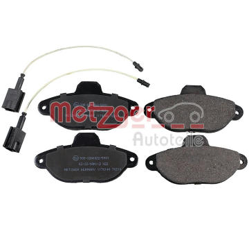 Sada brzdových destiček, kotoučová brzda METZGER 1170140
