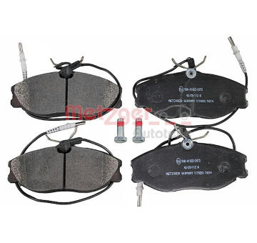 Sada brzdových destiček, kotoučová brzda METZGER 1170253