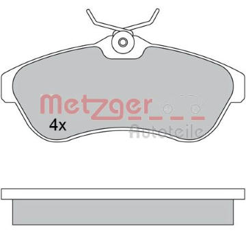 Sada brzdových destiček, kotoučová brzda METZGER 1170438