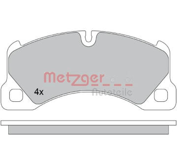 Sada brzdových destiček, kotoučová brzda METZGER 1170445