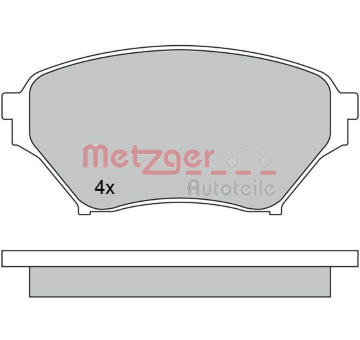 Sada brzdových destiček, kotoučová brzda METZGER 1170480