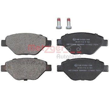 Sada brzdových destiček, kotoučová brzda METZGER 1170652