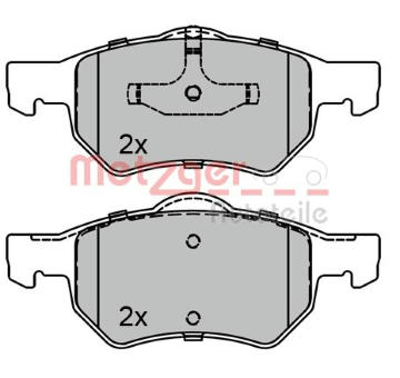 Sada brzdových destiček, kotoučová brzda METZGER 1170756