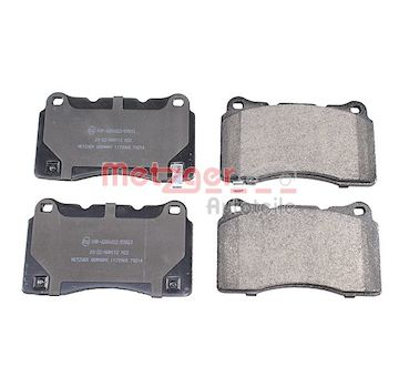 Sada brzdových destiček, kotoučová brzda METZGER AUTOTEILE 1170965