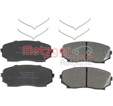 Sada brzdových destiček, kotoučová brzda METZGER 1170966