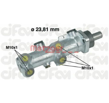 Hlavní brzdový válec METZGER AUTOTEILE 202-240