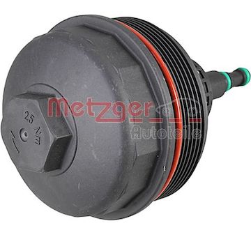 Kryt, pouzdro olejového filtru METZGER 2370042