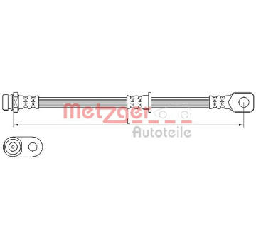 Brzdová hadice METZGER AUTOTEILE 4110636