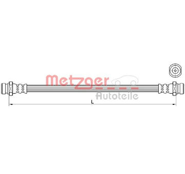 Brzdová hadice METZGER AUTOTEILE 4110640