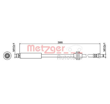 Brzdová hadice METZGER 4111470