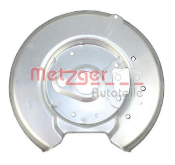 Ochranný plech proti rozstřikování, brzdový kotouč METZGER 6115150