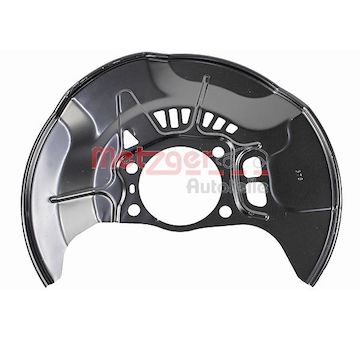 Ochranný plech proti rozstřikování, brzdový kotouč METZGER 6115313