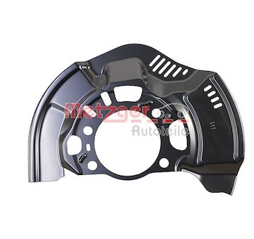 Ochranný plech proti rozstřikování, brzdový kotouč METZGER 6115315