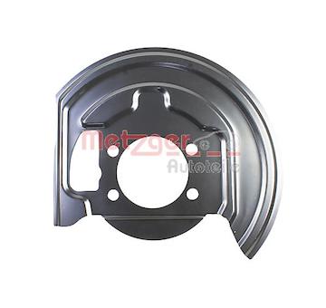 Ochranný plech proti rozstřikování, brzdový kotouč METZGER 6115377