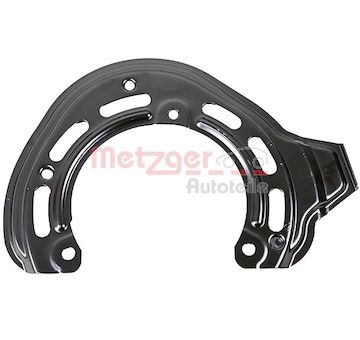 Ochranný plech proti rozstřikování, brzdový kotouč METZGER 6115461