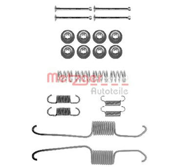 Sada příslušenství, brzdové čelisti METZGER 105-0003