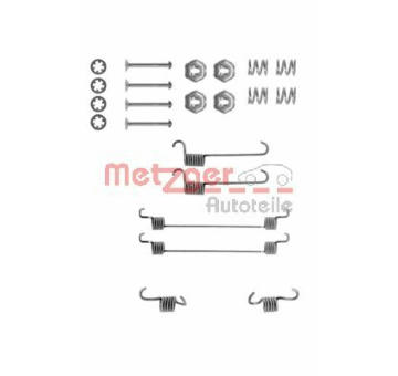 Sada příslušenství, brzdové čelisti METZGER 105-0650