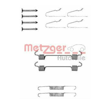 Sada příslušenství, parkovací brzdové čelisti METZGER 105-0808