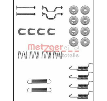 Sada příslušenství, parkovací brzdové čelisti METZGER 105-0810