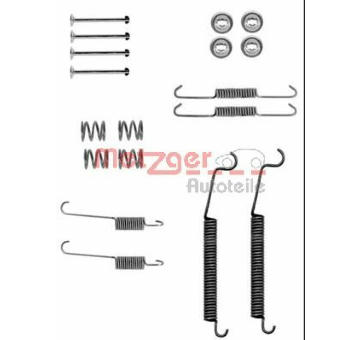 Sada příslušenství, brzdové čelisti METZGER 105-0830