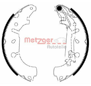 Sada brzdových čelistí METZGER MG 201